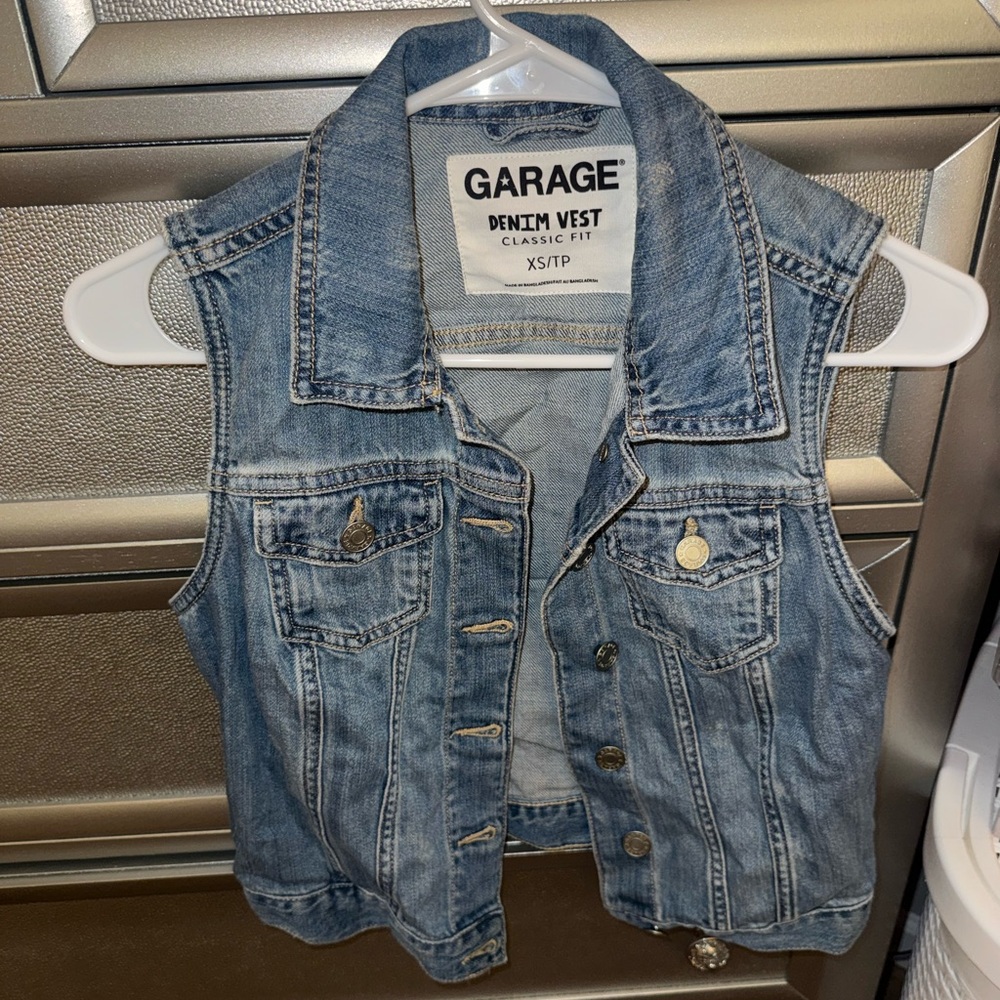 Garage Blue Denim Vest